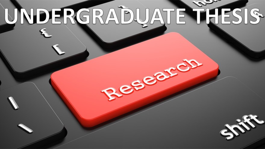 Undergraduate thesis research