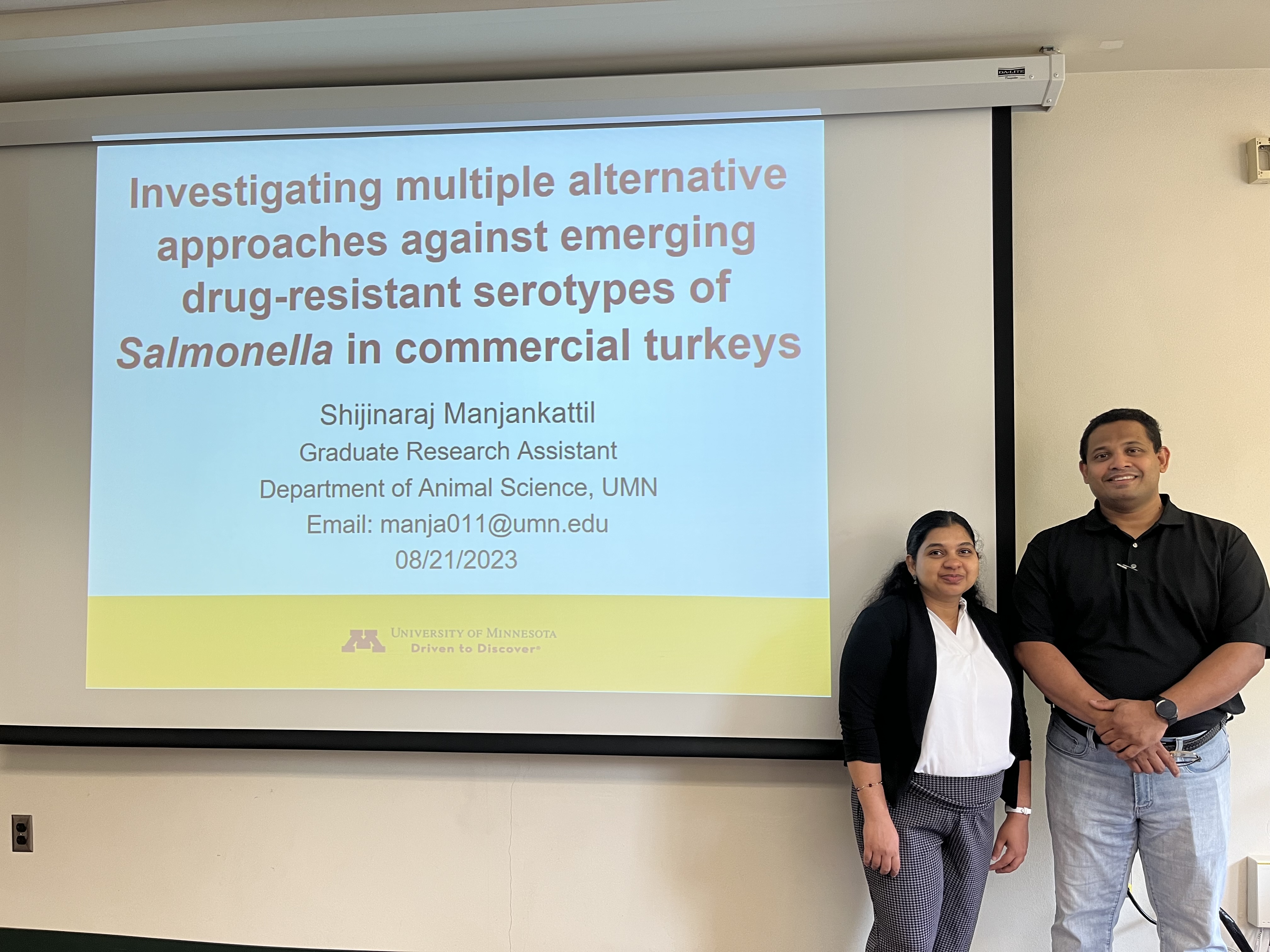 Shijina defends doctoral thesis-Anup Kollanoor Johny advisor